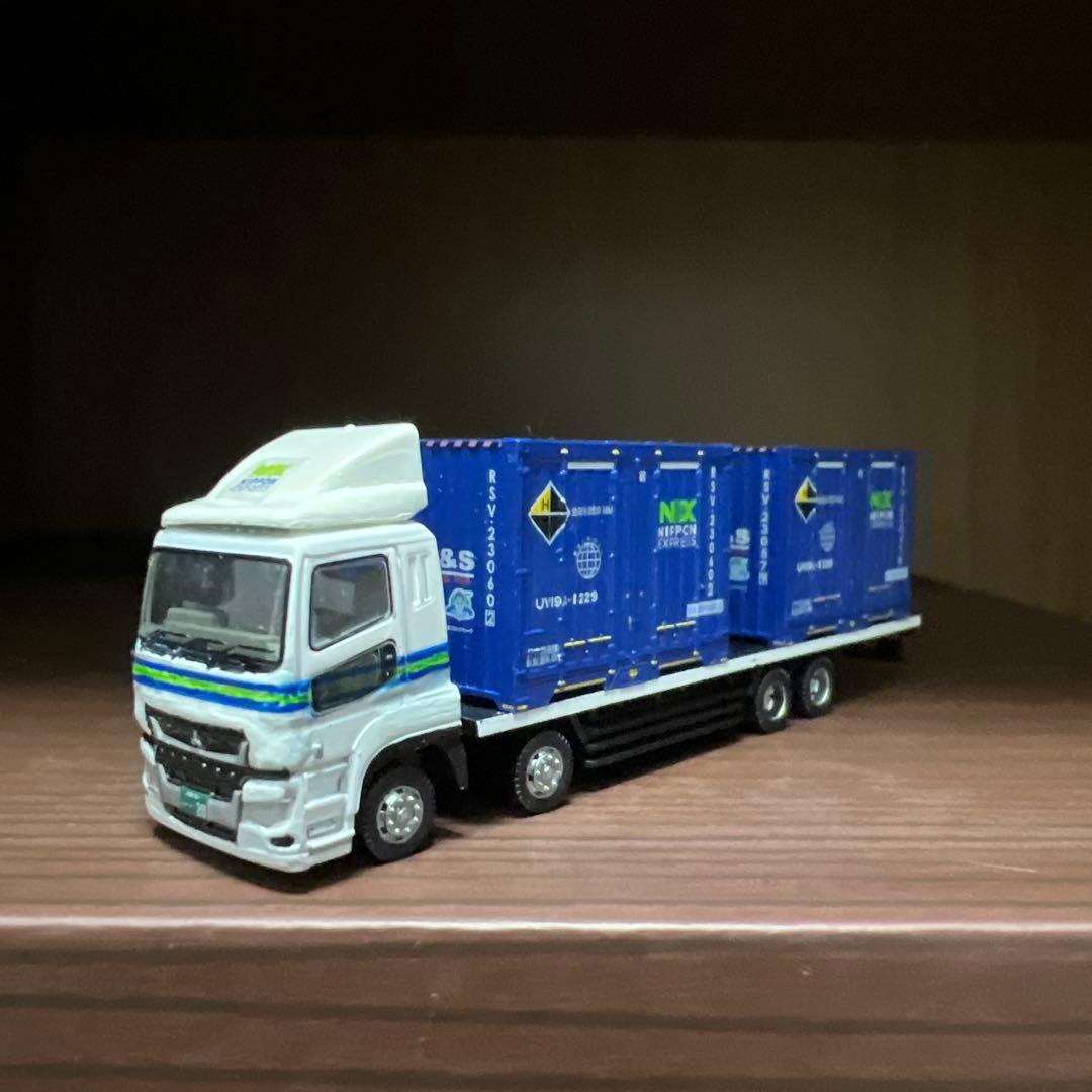 トラックコレクション　三菱ふそうスーパーグレート　日本通運　NXカラー　低床4軸