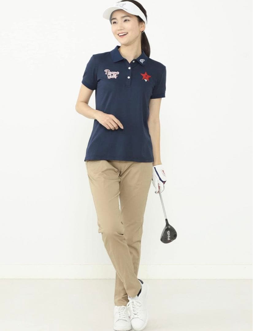 BEAMS GOLF ORANGE LABEL レディースパンツ ベージュ