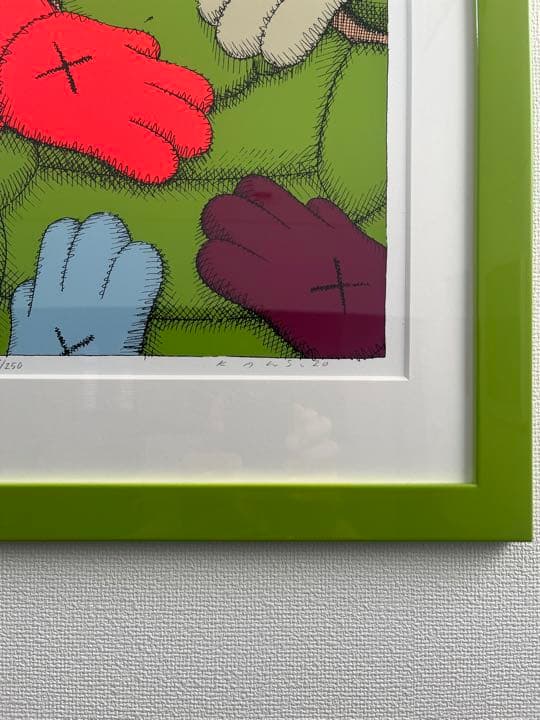 【特別セール】カウズ 「URGE (lime green)」 KAWS