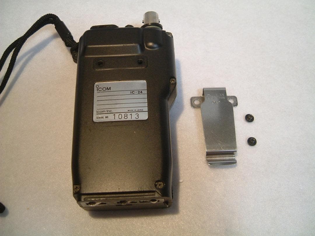 【動作品】【icom IC-24】144/430MHz FMトランシーバー＋電源