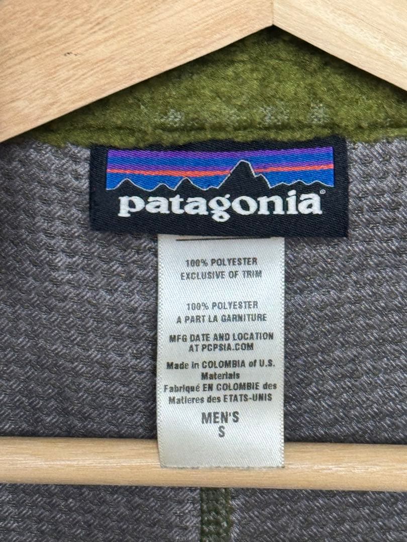 patagonia レトロX ベスト S フリースベスト オリーブグリーン