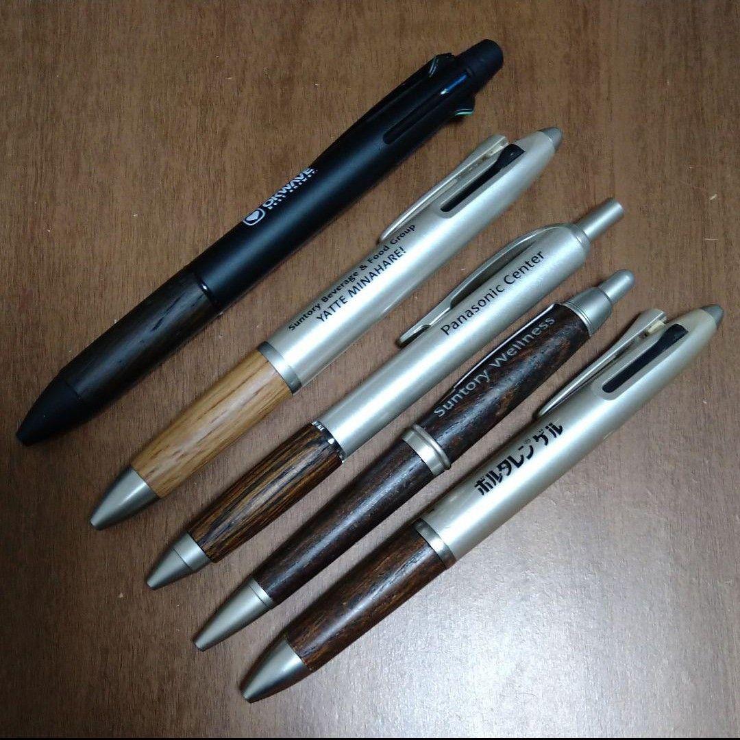 三菱 ピュアモルトプレミアム 他 ピュアモルトシリーズ 木軸ボールペン 5本組