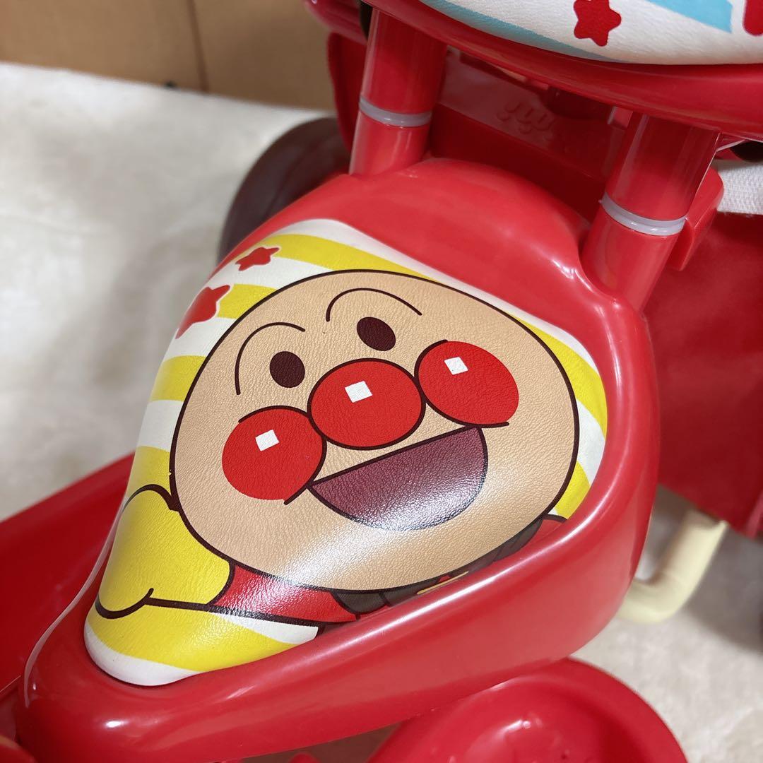 アンパンマン 三輪車 それいけ！アンパンマン デラックスII レッド 赤