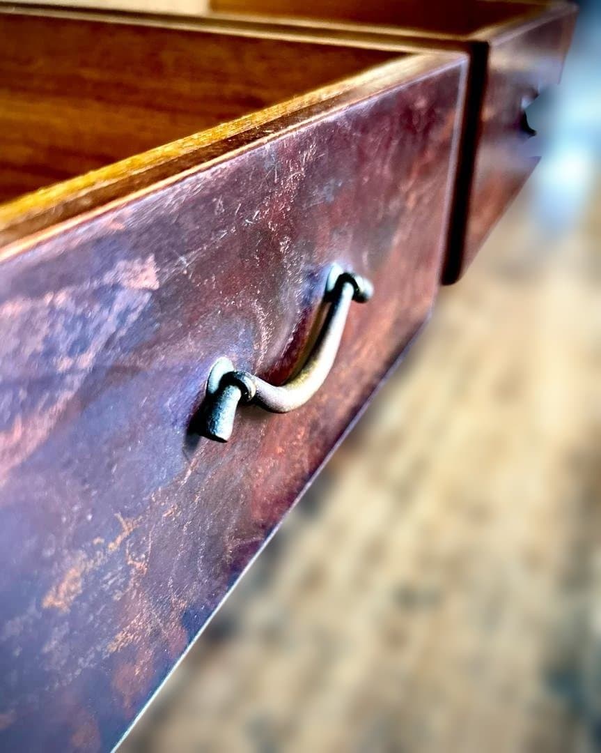 【アンティーク】木製 天然木 茶棚 茶箪笥 水屋箪笥 飾り棚 昭和中期 時代家具