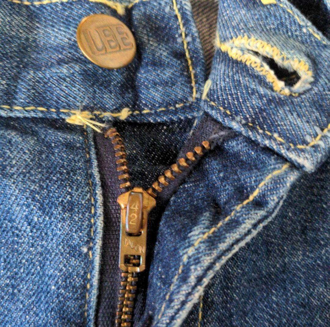 60s 70's Lee leens デニムパンツ 42TALON USA製