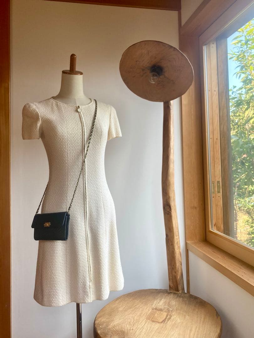 CHANEL ワンピース　ココマーク　特価　クリーニング済　ガーメントカバー付