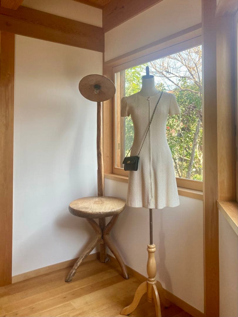 CHANEL ワンピース　ココマーク　特価　クリーニング済　ガーメントカバー付