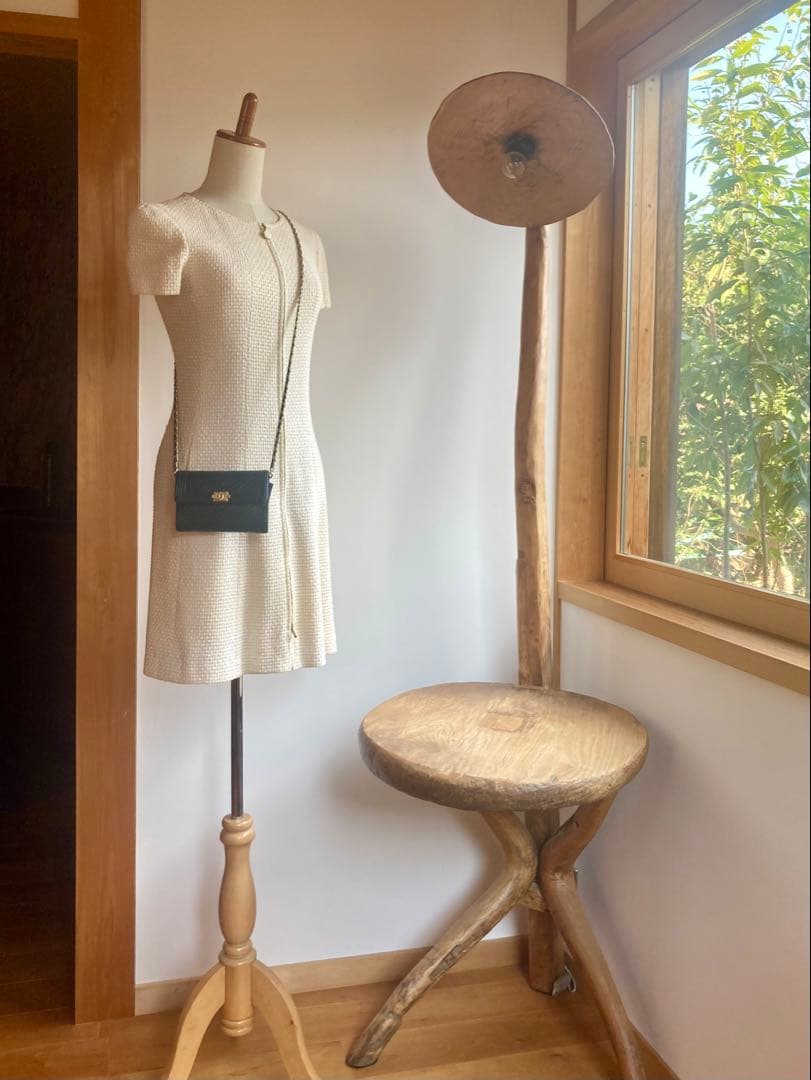 CHANEL ワンピース　ココマーク　特価　クリーニング済　ガーメントカバー付