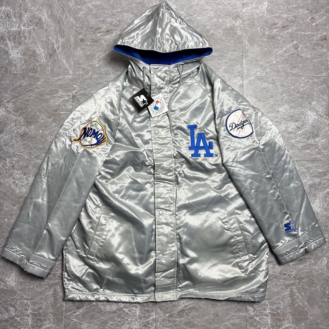90s 希少 新品 非売品 ドジャース 2way ベンチコート M ダウンベスト
