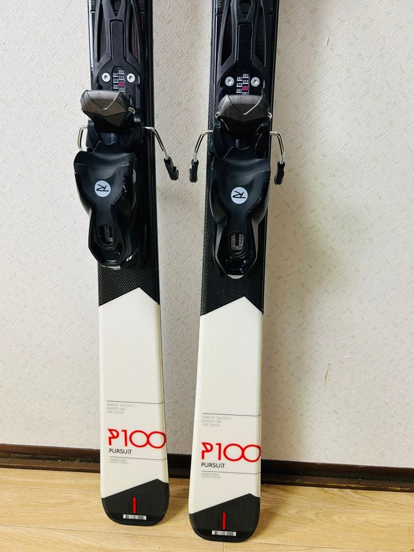 ロシニョール　PURSUIT 100　スキー板　163cm　ビンディング　セット
