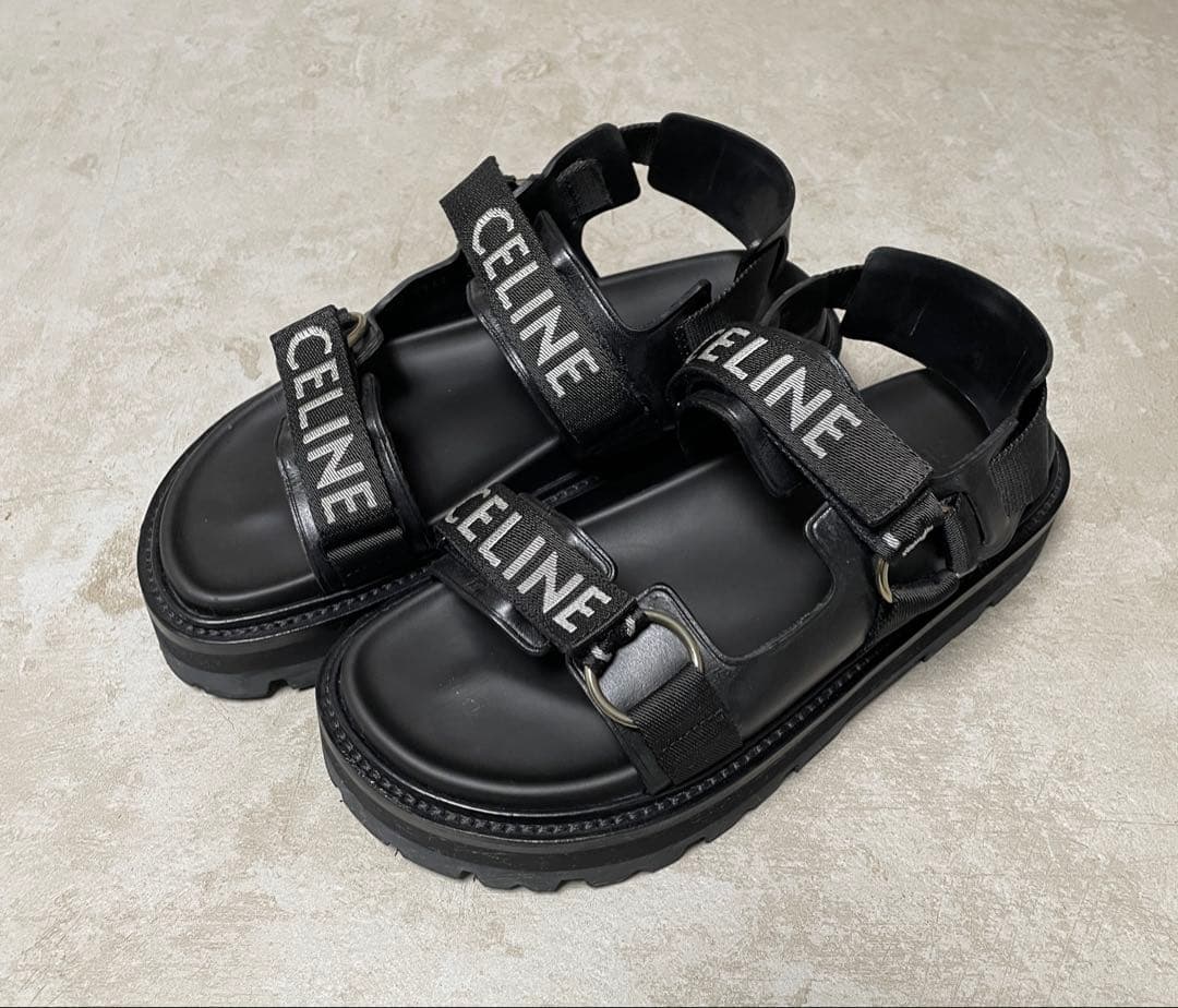 CELINE セリーヌ バルキーサンダル 厚底　サイズ40/27cm