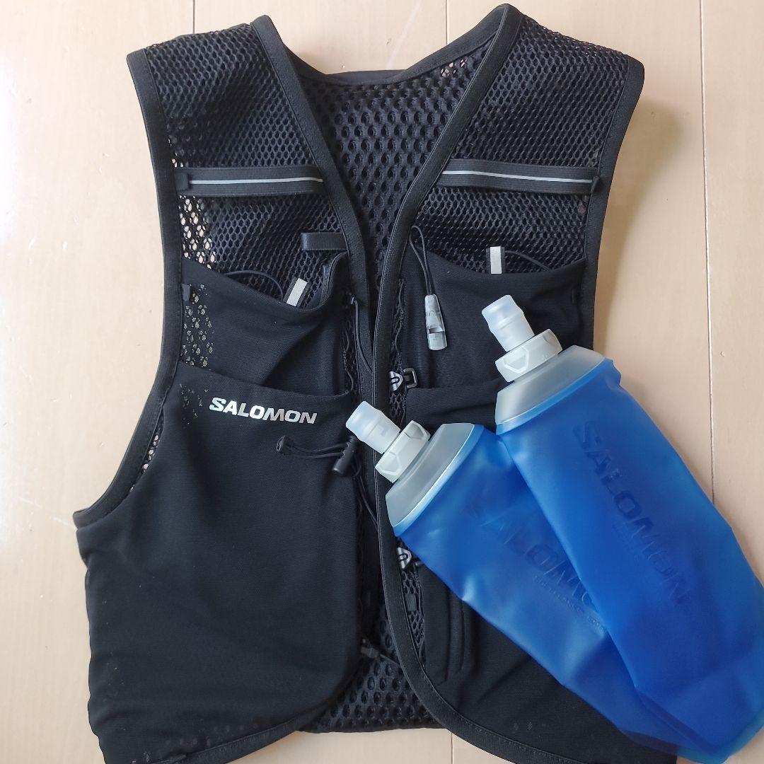 【美品】SALOMON ACTIVE SKIN 8 ブラック Mサイズ