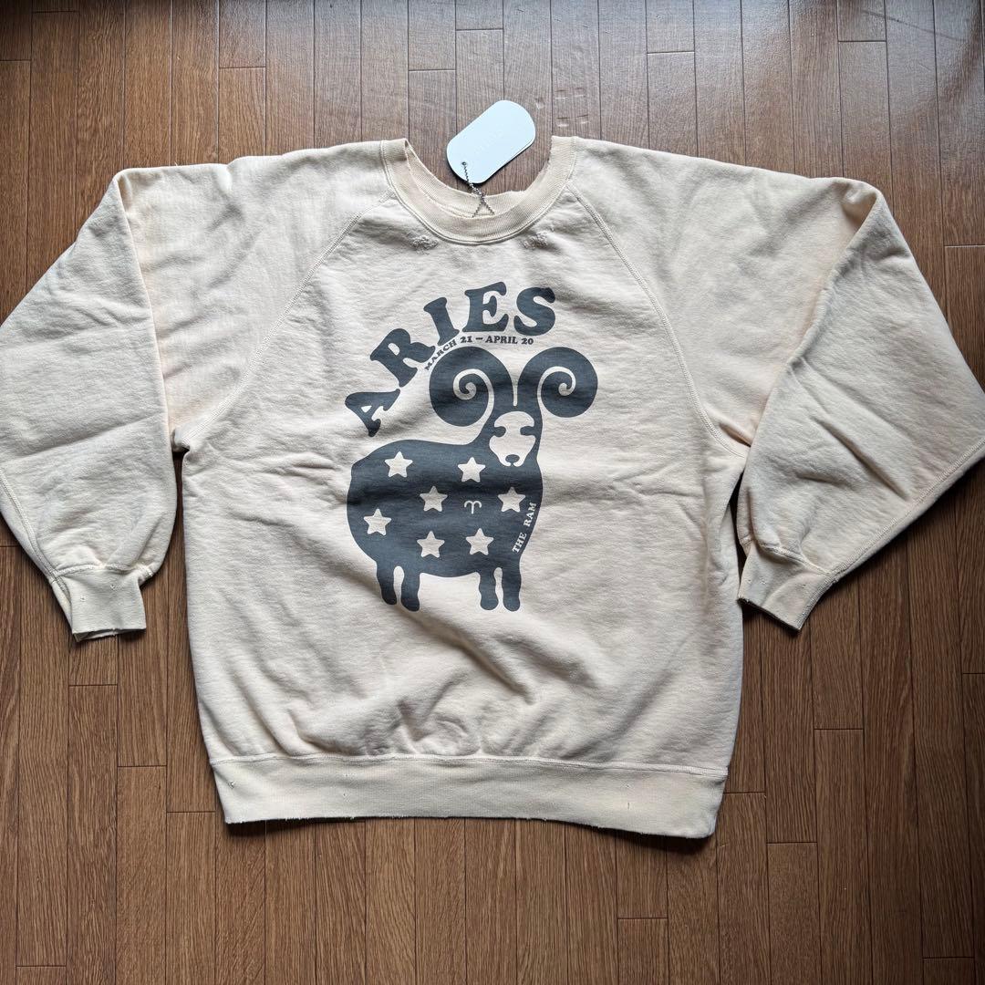 NEXUSVII. 星座 スウェット 牡羊座 ベージュ Lサイズ ARIES