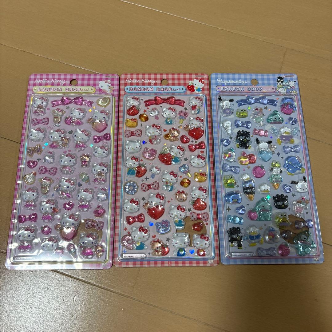 新品　ボンボンドロップシール　おはじきシール　うるちゅるポップシール　26種