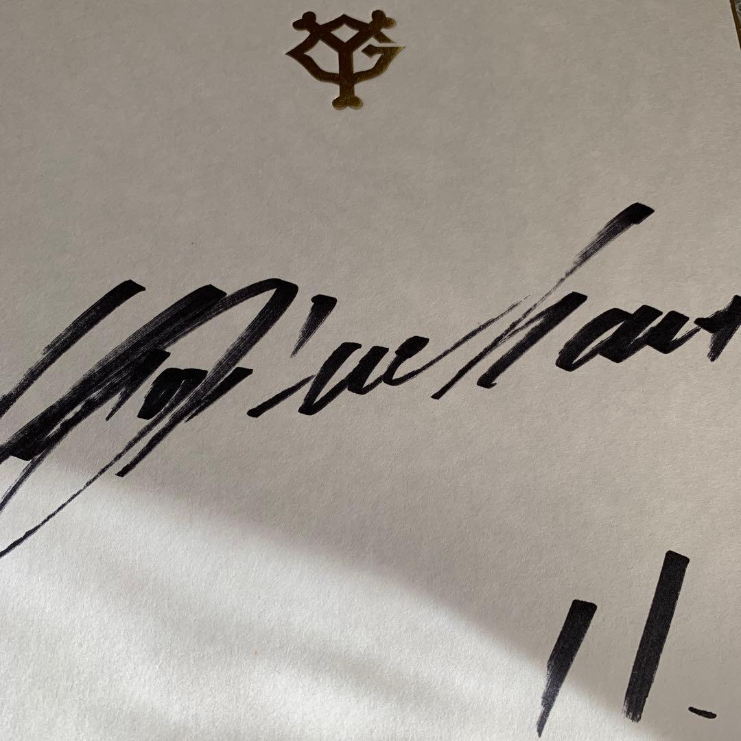 【球団色紙】上原浩治 直筆サイン