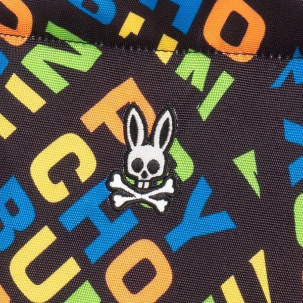 新品 サイコバニー Psycho Bunny カラフル トートバッグ ブラック