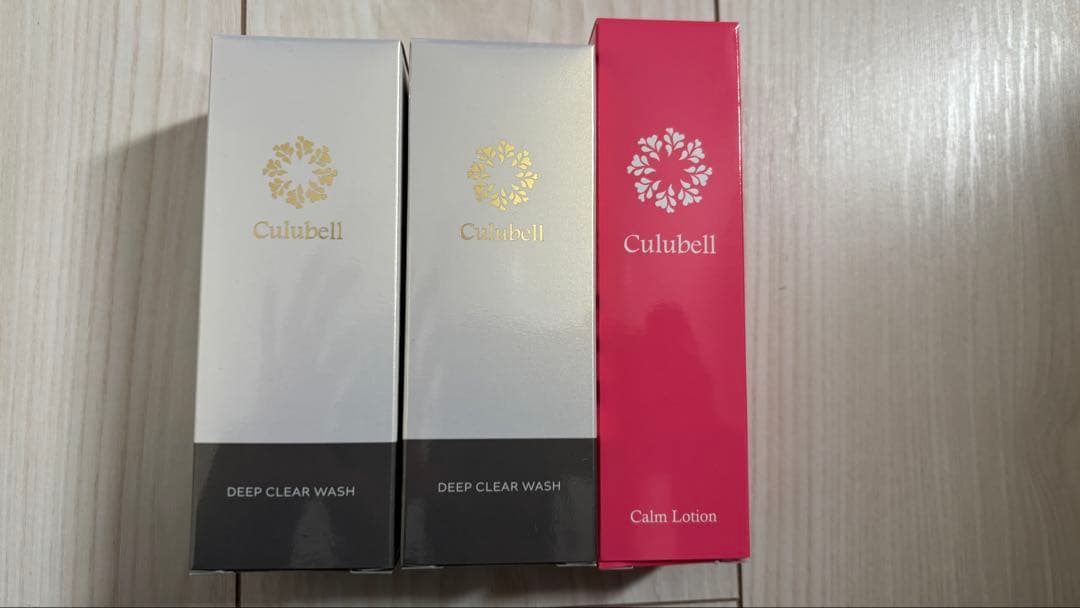 Culubell ディープクリアウォッシュ2個・カームローション1個セット
