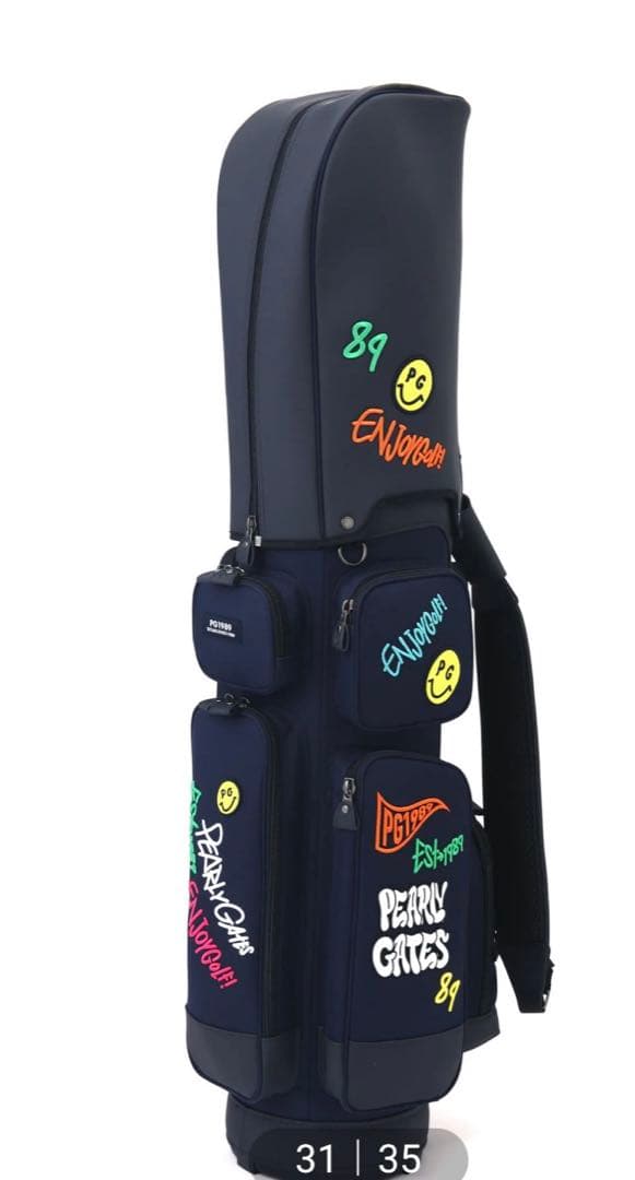 新品　パーリーゲイツ　Love GOLF キャディバッグ (46インチ対応)