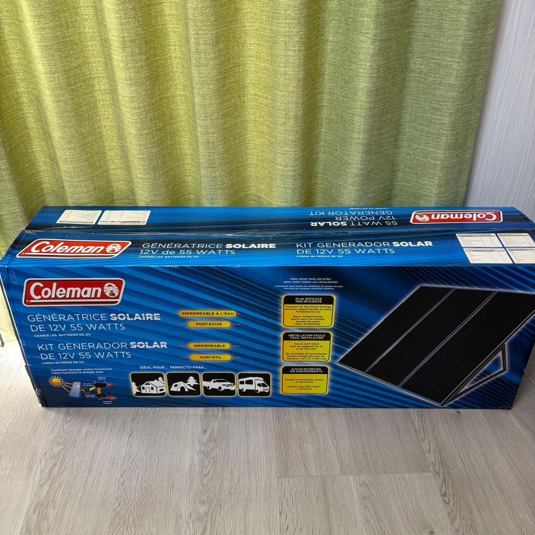コールマン　太陽光発電ソーラーキット　PVS-55WB ソーラーパネル