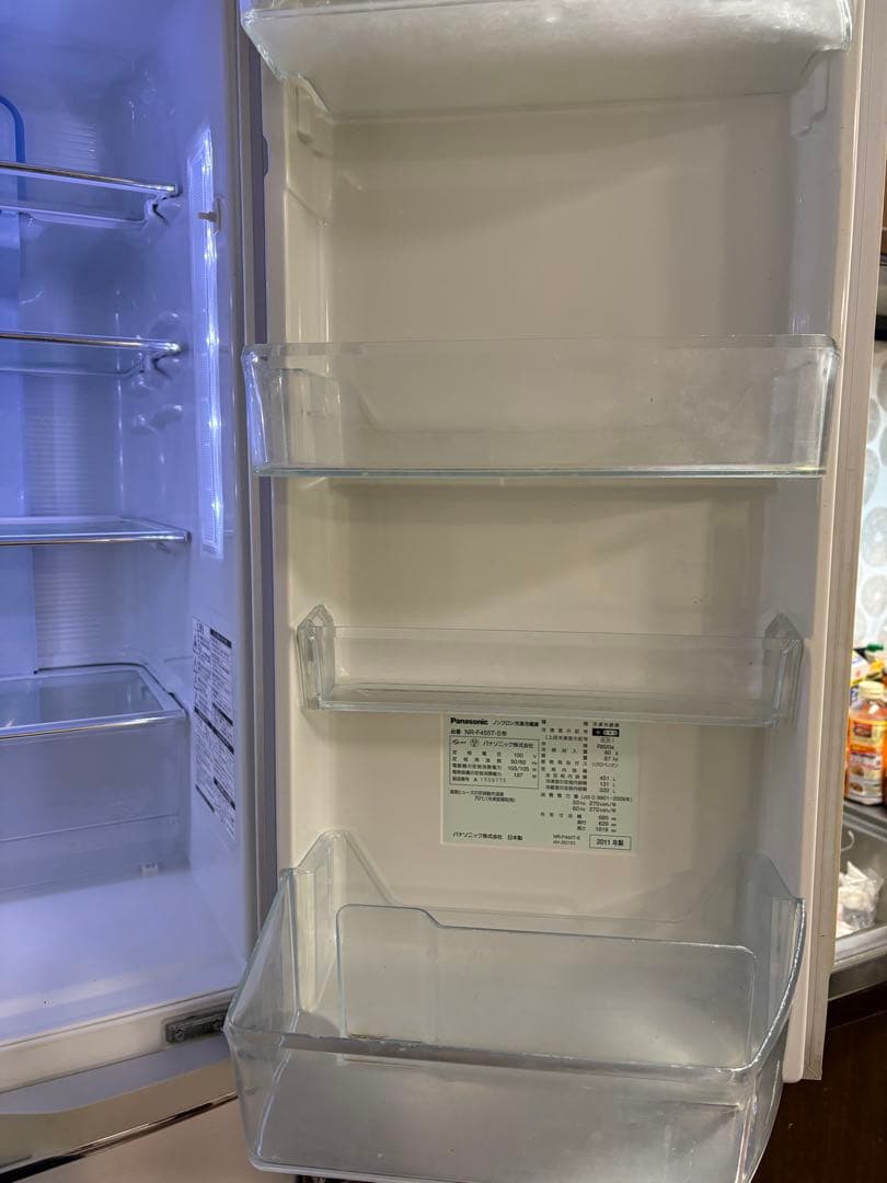 ⭐Panasonic NR-F455T-Sシルバー ５ドア冷蔵庫　2011年製