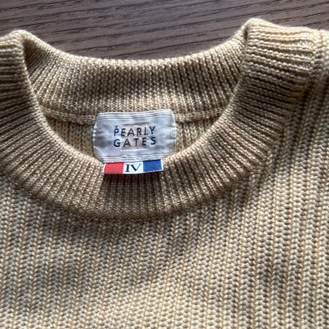 PEARLY GATES ウサギ刺繍セーター IV