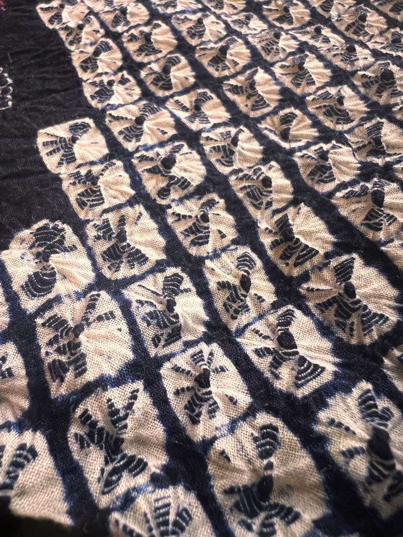 有松絞り　浴衣　美品