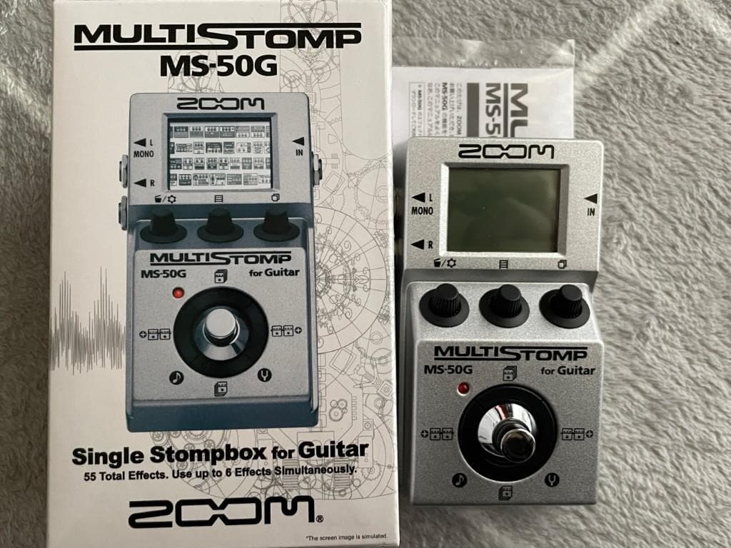 ★中古・美品★ZOOM（ズーム） MS-50G ギター用 マルチストンプ