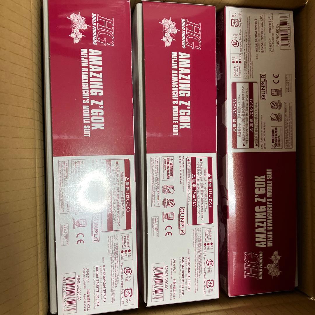 HG アメイジングズゴック　3個セット　プレバン限定　ビルドファイターズ