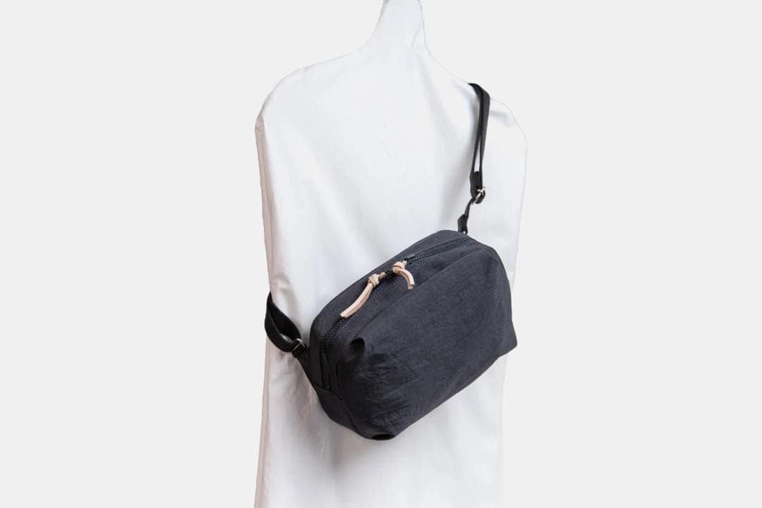 FUKUI SIWAナイロンボディバッグS ダークグレー