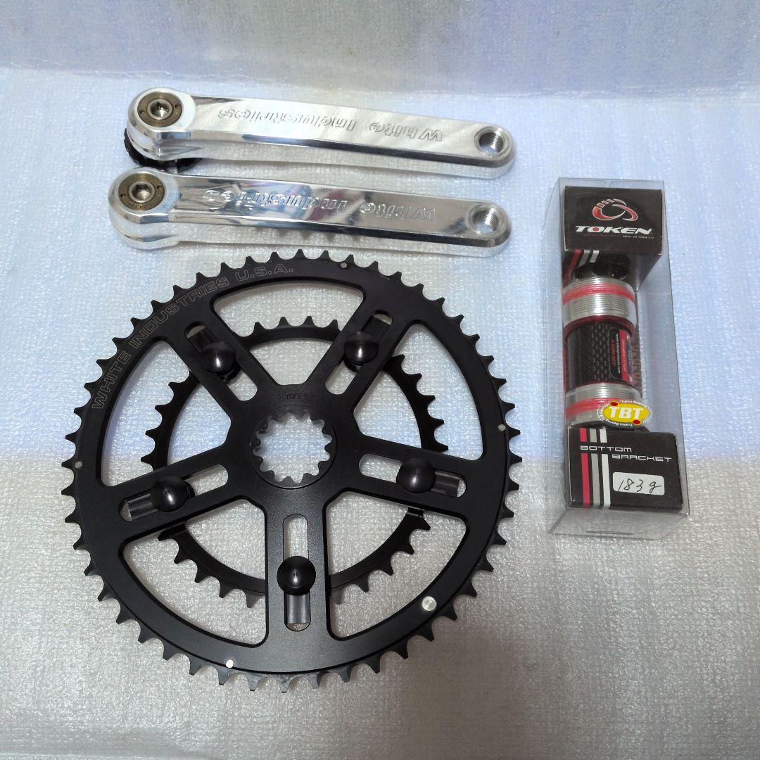 White Industries クランク ポリッシュ170ミリ50t-34t