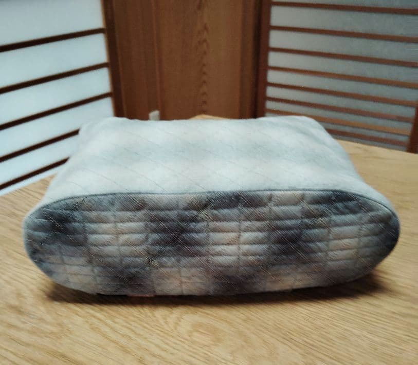 ダイヤモンド柄の手提げバッグ トートバッグ ハンドメイド キルトパーティ