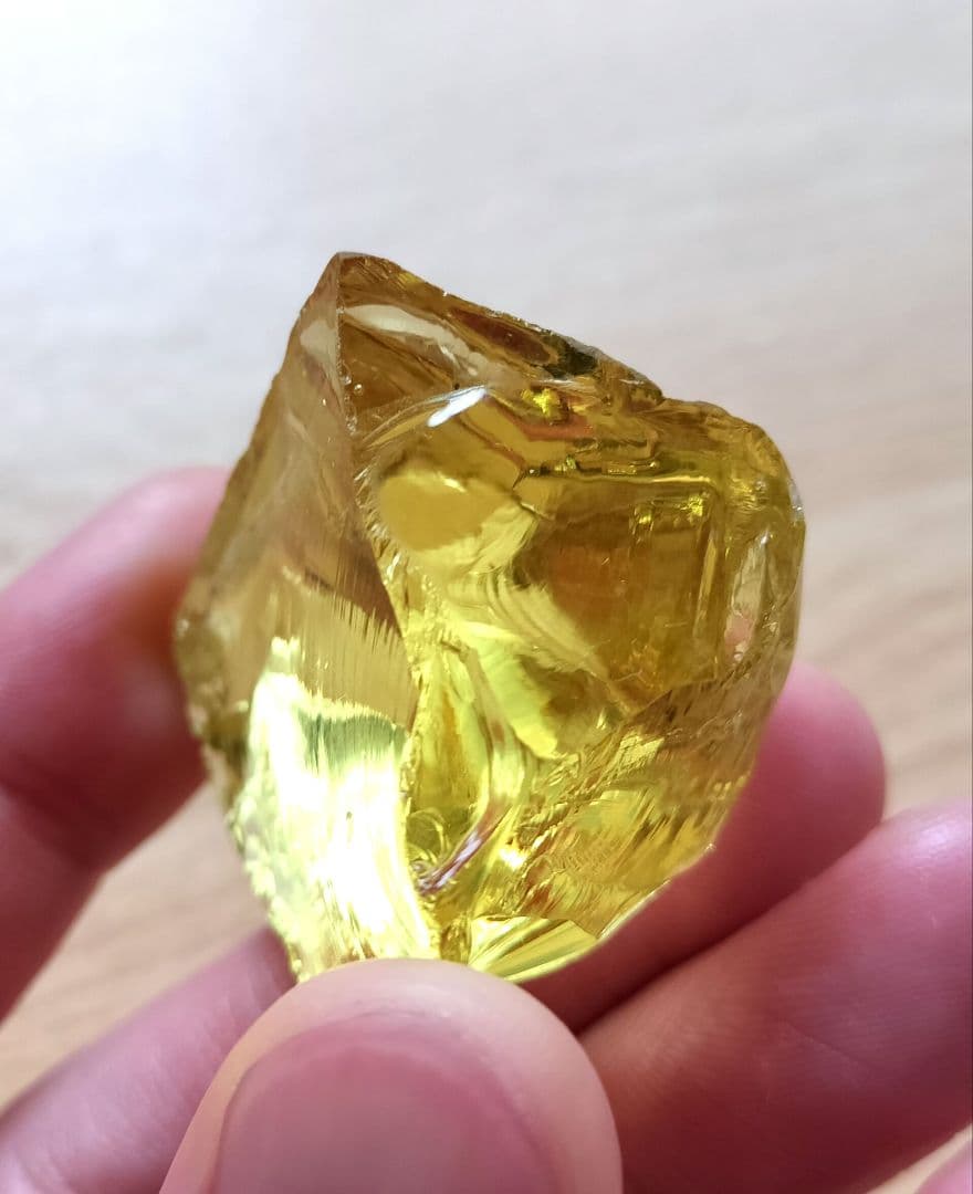 【レモンイエロー】アンダラクリスタル シエラネバダ産 36g 原石