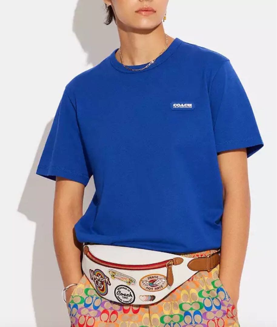 【新品】コーチ　チャーター ベルト バッグ 7 ウィズ パッチ