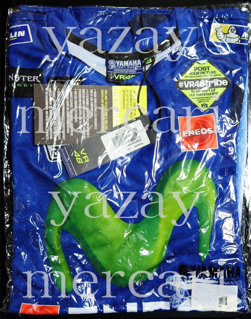 YAMAHA VR46 movistarYAMAHA レプリカTシャツ Mサイズ