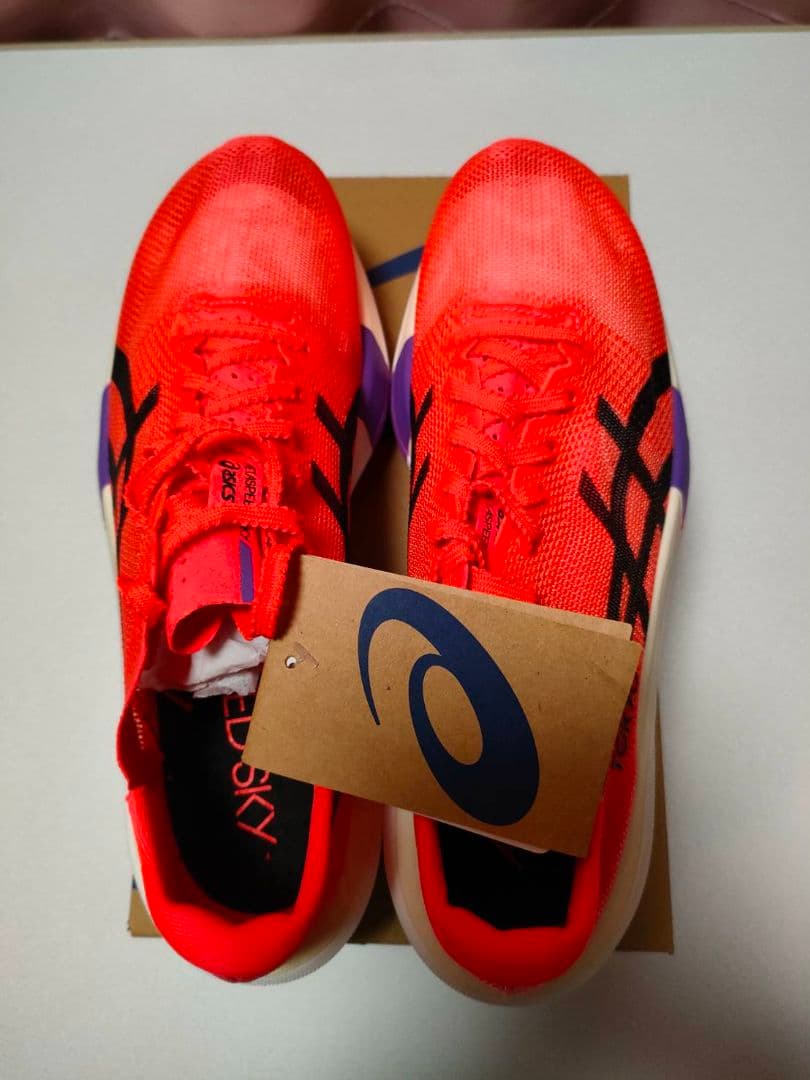 ASICS メタスピードスカイ東京 　27cm オレンジ 元箱あり