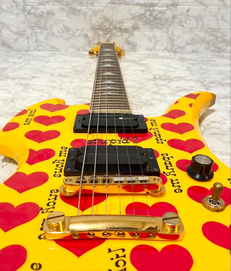 【整備済】Burny MG-145S hide シグネチャー イエローハート