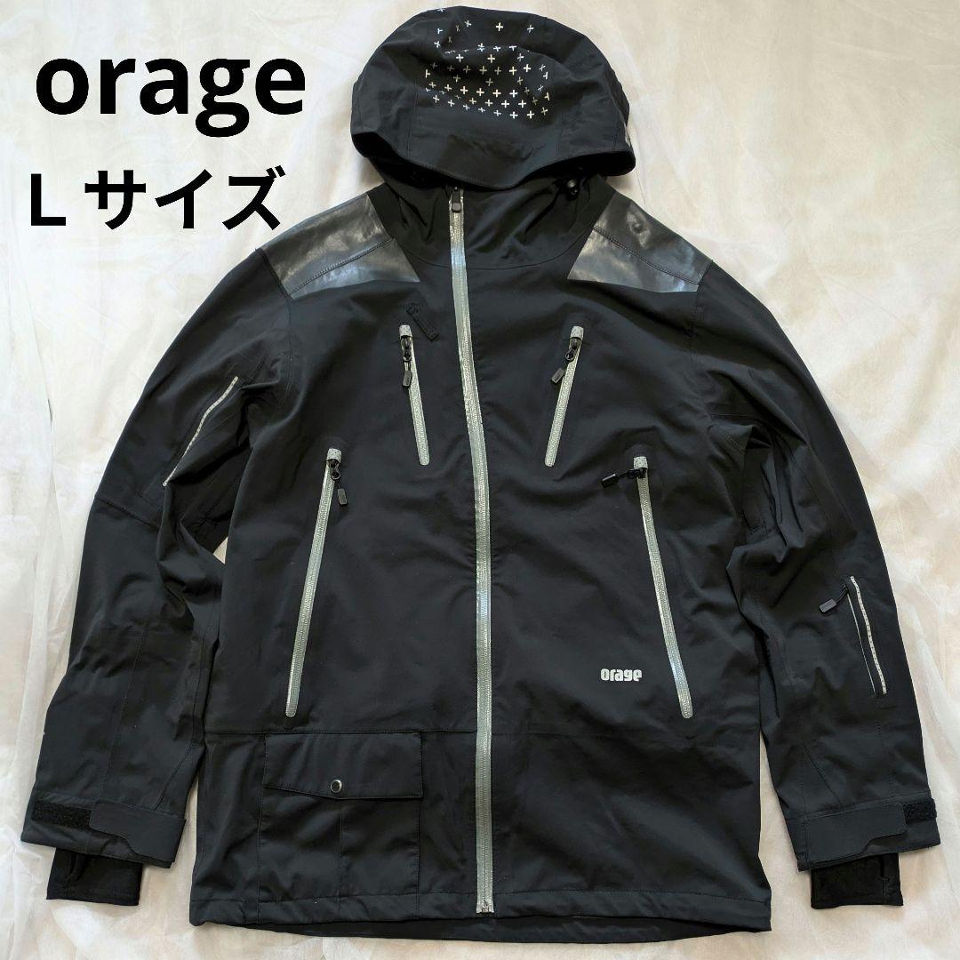 オラージュorage スキーウェアLサイズ黒gore-tex softshell