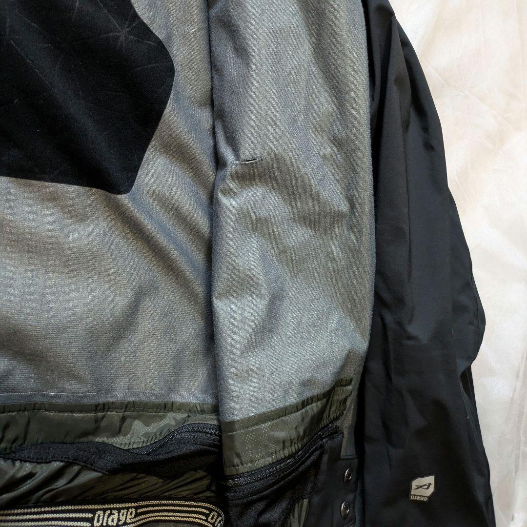 オラージュorage スキーウェアLサイズ黒gore-tex softshell