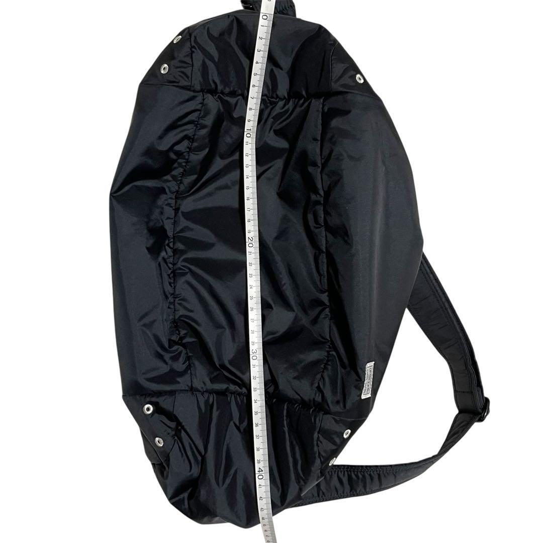 【PORTER CUE】ナイロン　ショルダーバッグ　黒　廃盤　多機能