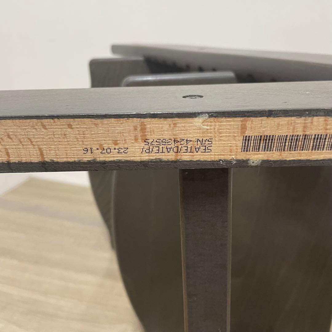 ストッケ　トリップトラップ　ストームグレー　ベビーセット付 S/N4