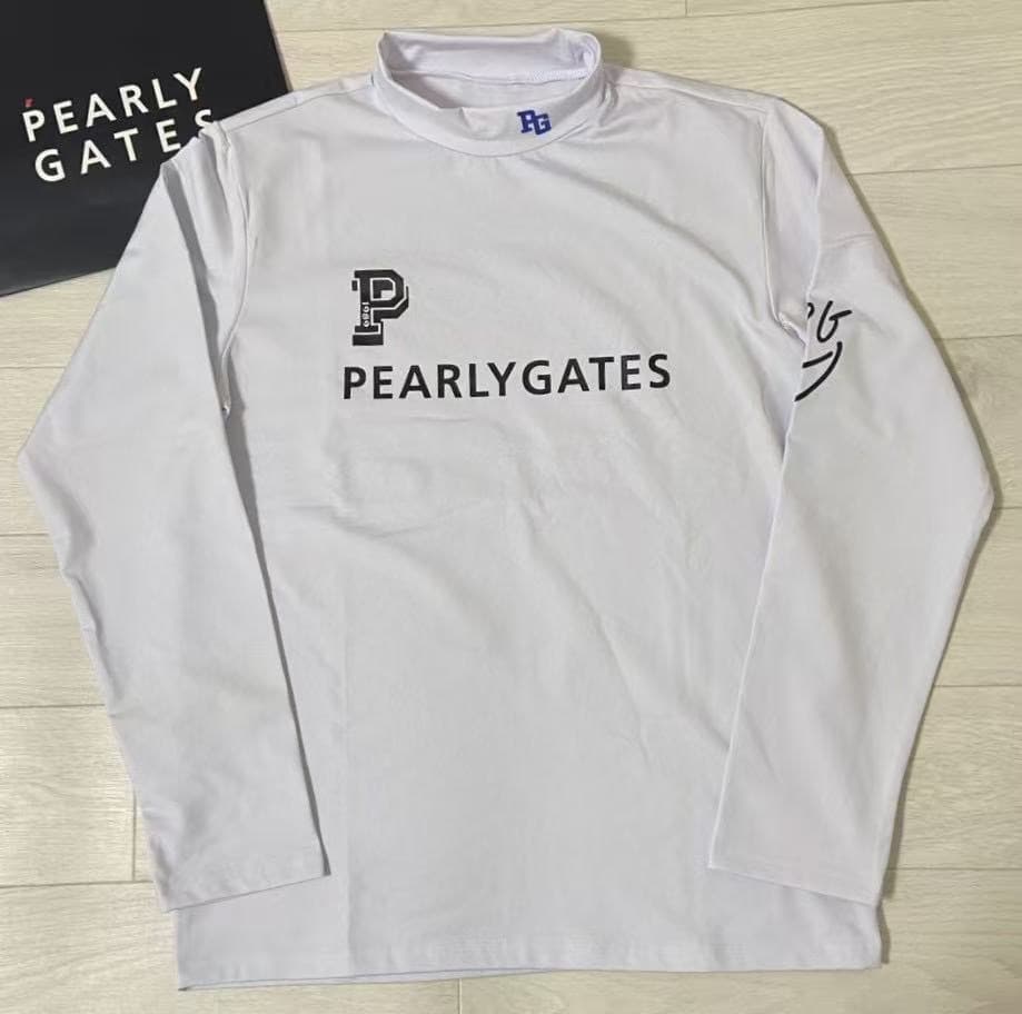 新品 新商品 正規品 パーリーゲイツ 吸水速乾 UV 遮熱 裏起毛 白 4 M