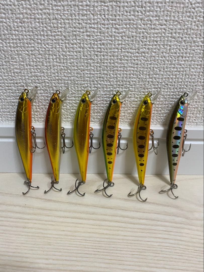 美品6個　ヤマメカラー他　ウォーターランド　ジャークソニック90 村田基ステラ