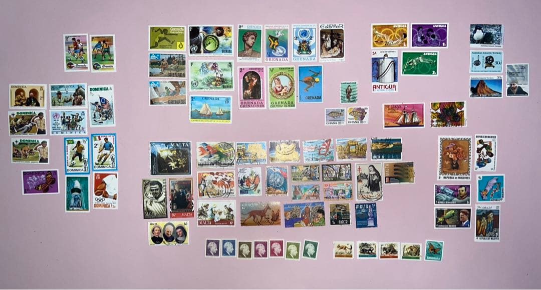 激レア　送料無料　英連邦British Empire 使用済み切手 2000種