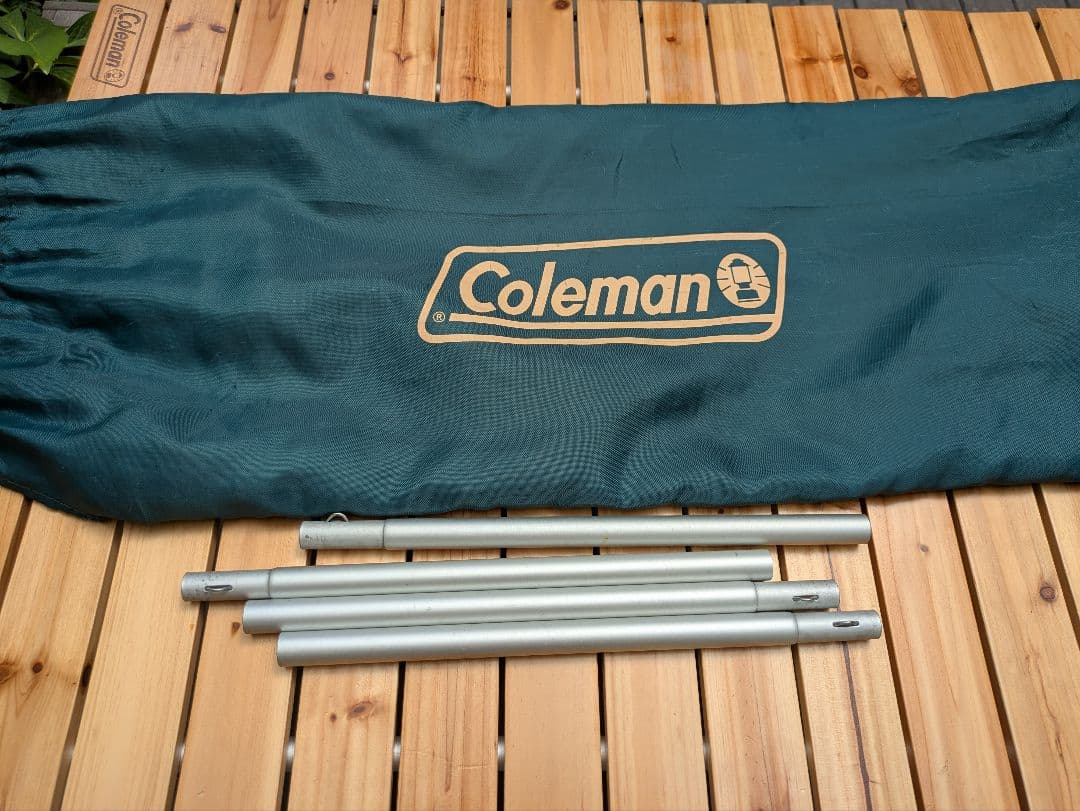 週末限定値下げ！Coleman コールマン　ナチュラルウッドロールテーブル90