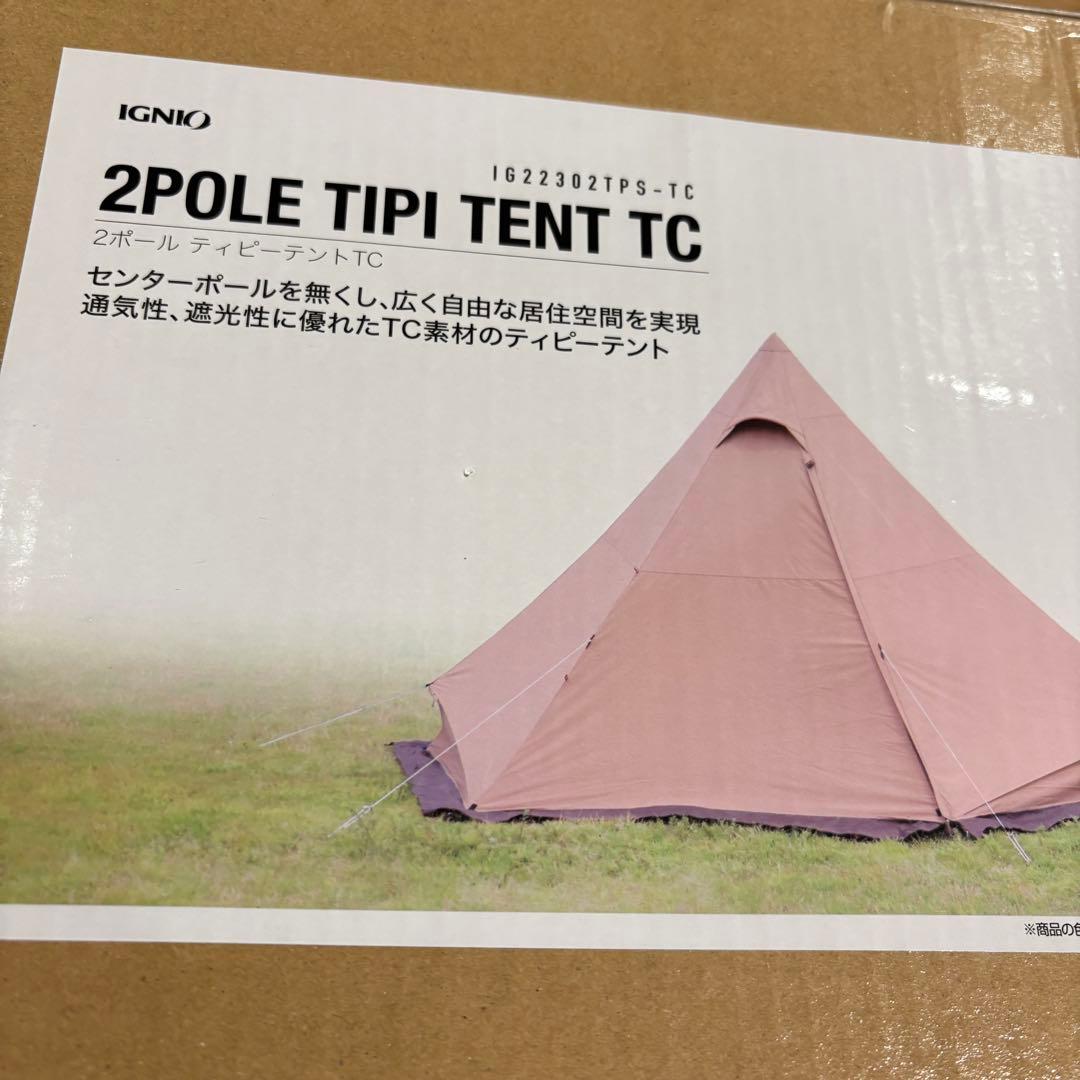 新品　イグニオ ティピーテント IG 22302TPS-TC キャンアウトドア