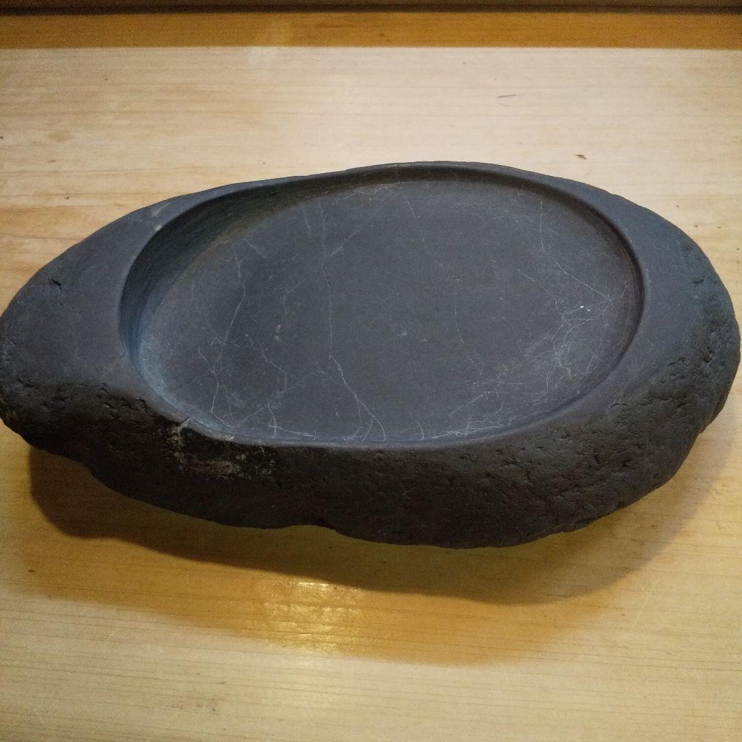 石製 楕円形 硯　書道用品　習字