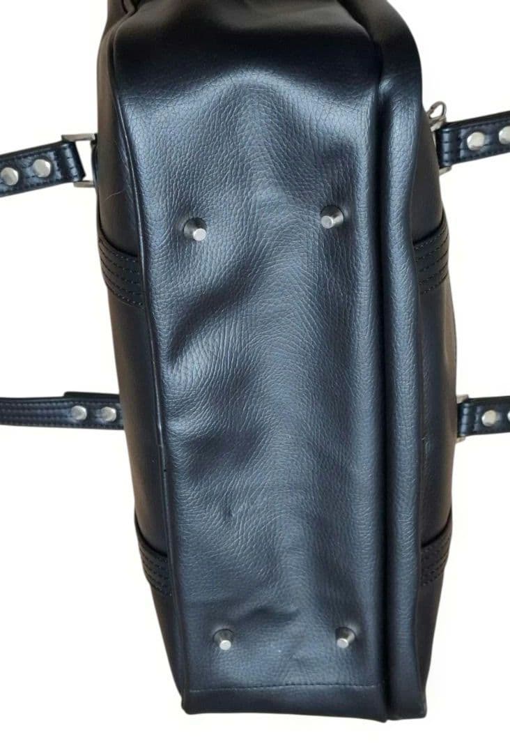 イーストボーイ　スクールバッグ　スクバ　Venus　ブラック　刺繍シルバー