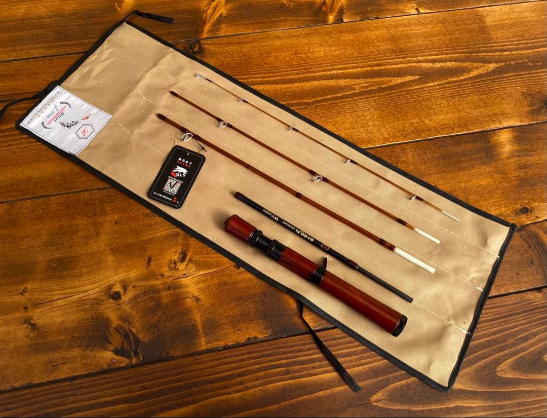 トラウトロッド　クリアブラウン　渓流釣り　ベイトロッド　山女魚　4ft〜5ft