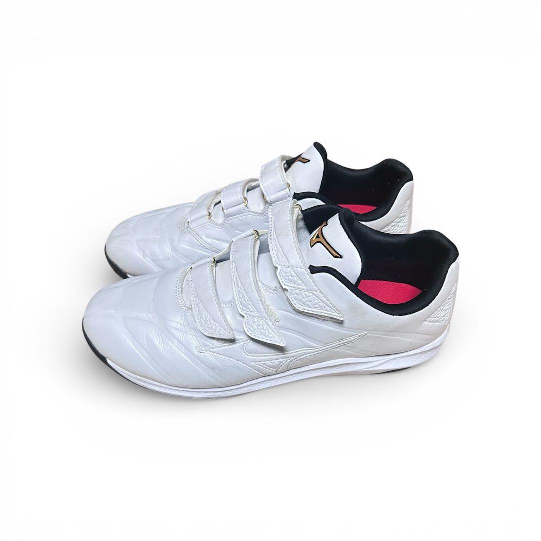 ミズノプロ アップシューズ ホワイト クッションレボプロトレーナー 27.5