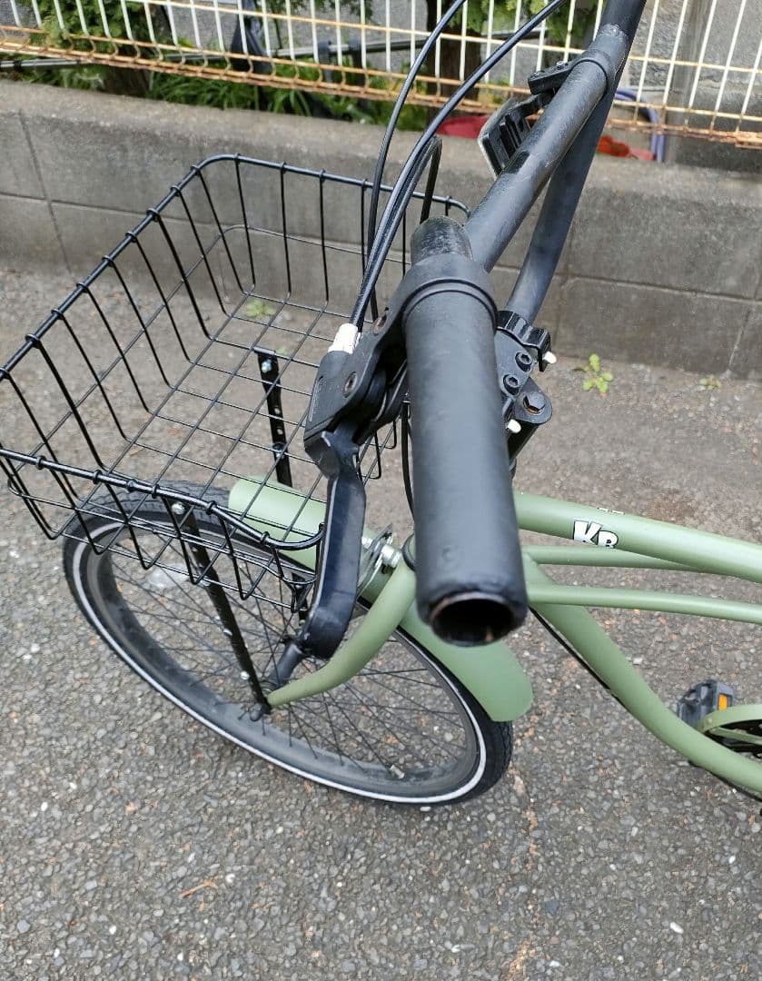 お引き取り限定 Rainbow KB 24インチ 6段ギア カゴ付き